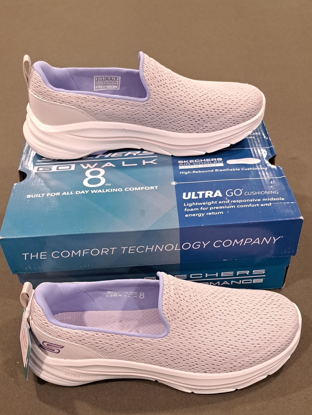 Skechers GO WALK 8 - Julietta - Color: Nutural - Size: Women 8